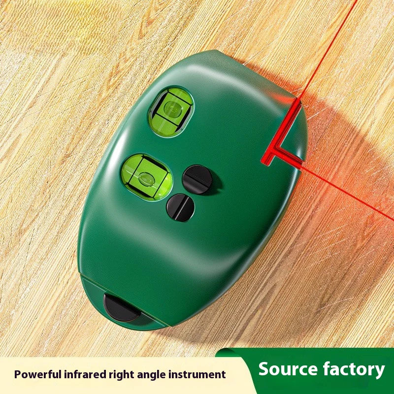 90° Right Angle IR Laser Leveling Wire Bonding Device Mouse-Style Floor Level High Accuracy