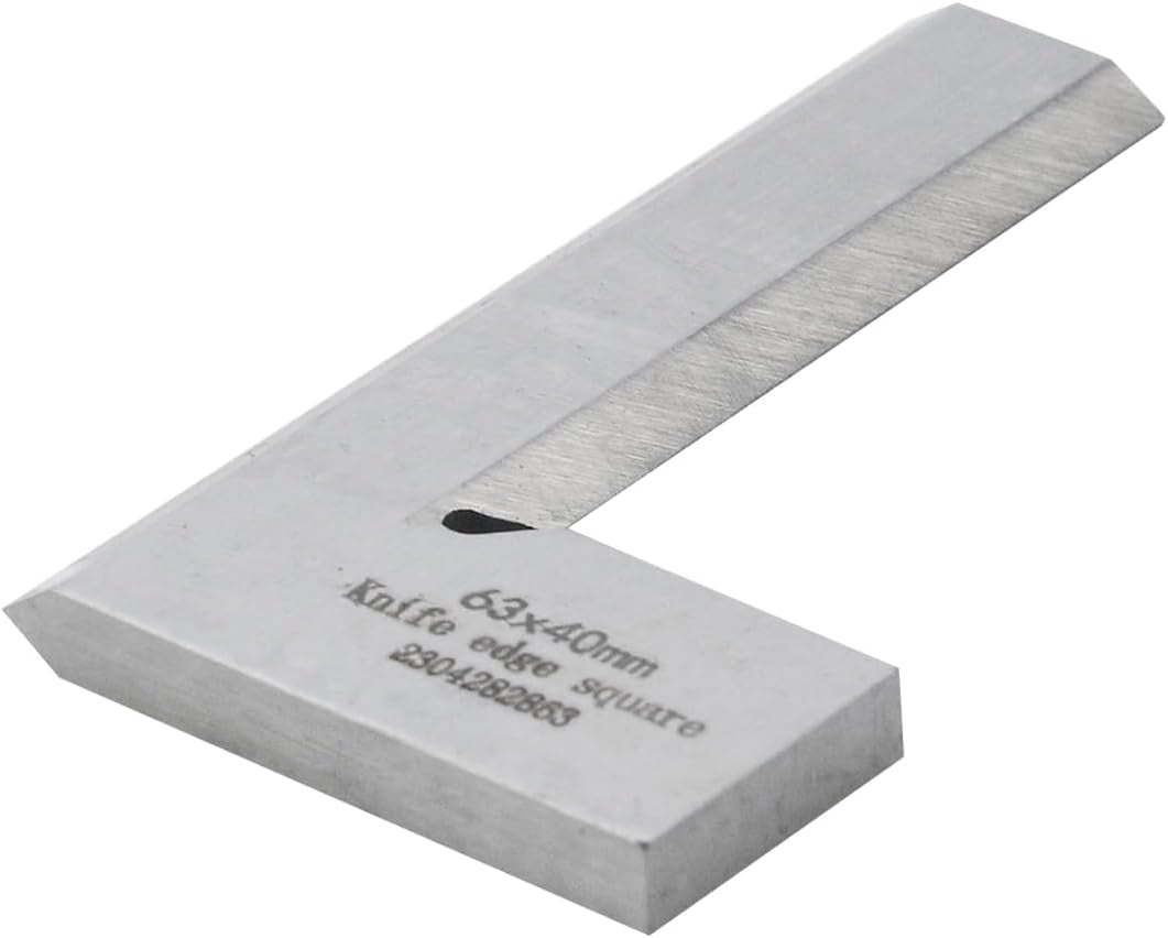 Tulead Machinist Square Mini Carbon Steel Engineer L-Shape Precision 63X40Mm