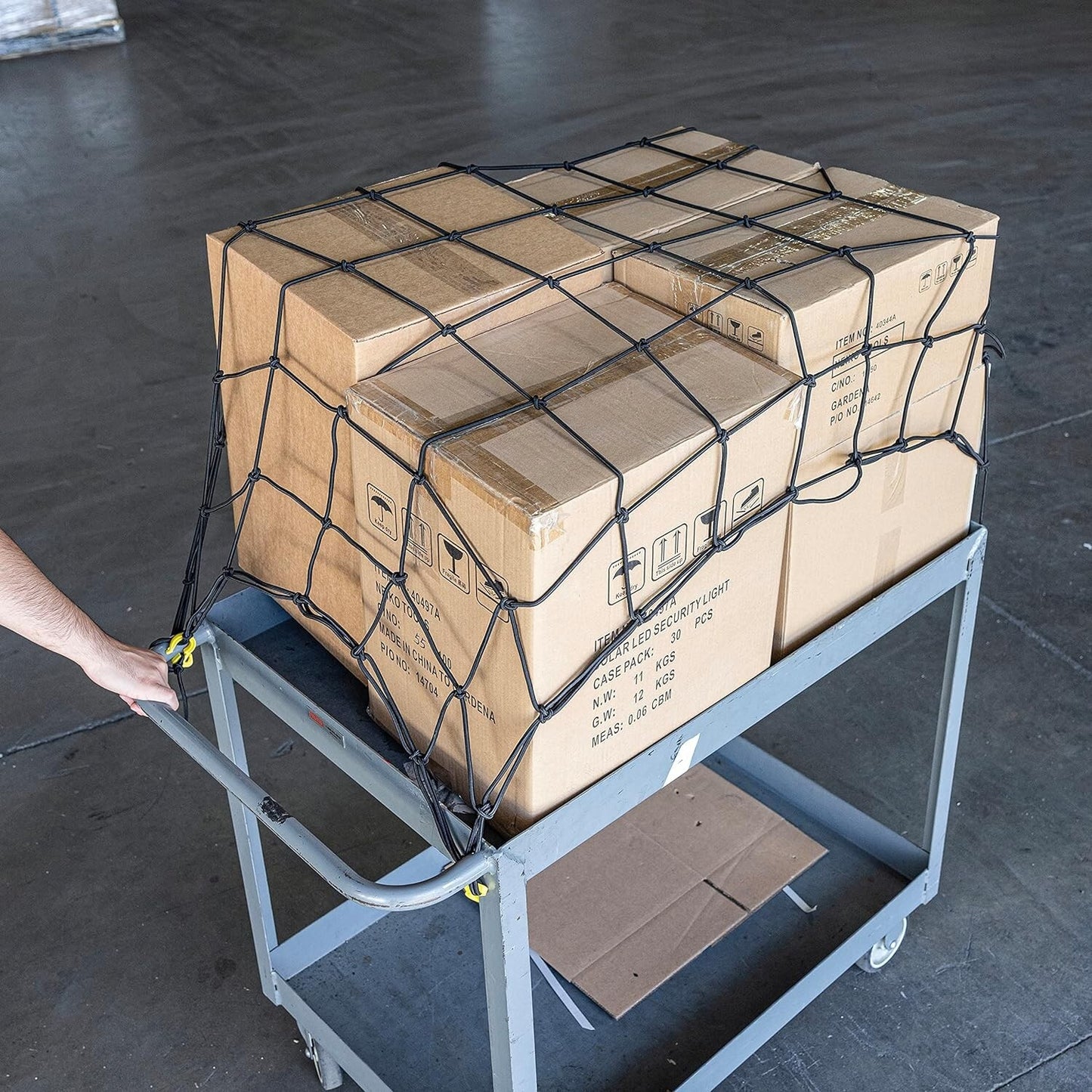 50969L Adjustable Cargo Net 36 X 60-Inch | 16 Sturdy Nylon Hooks | I