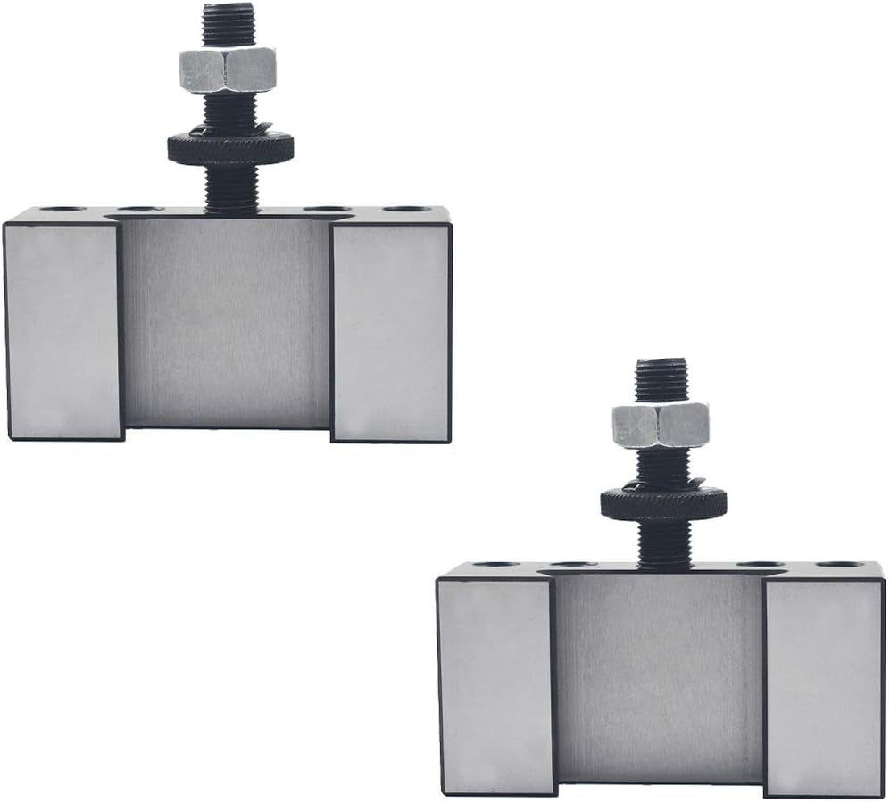 AXA 2Pcs #1 Quick Change 250-101 Tool Post Turning and Facing Holder