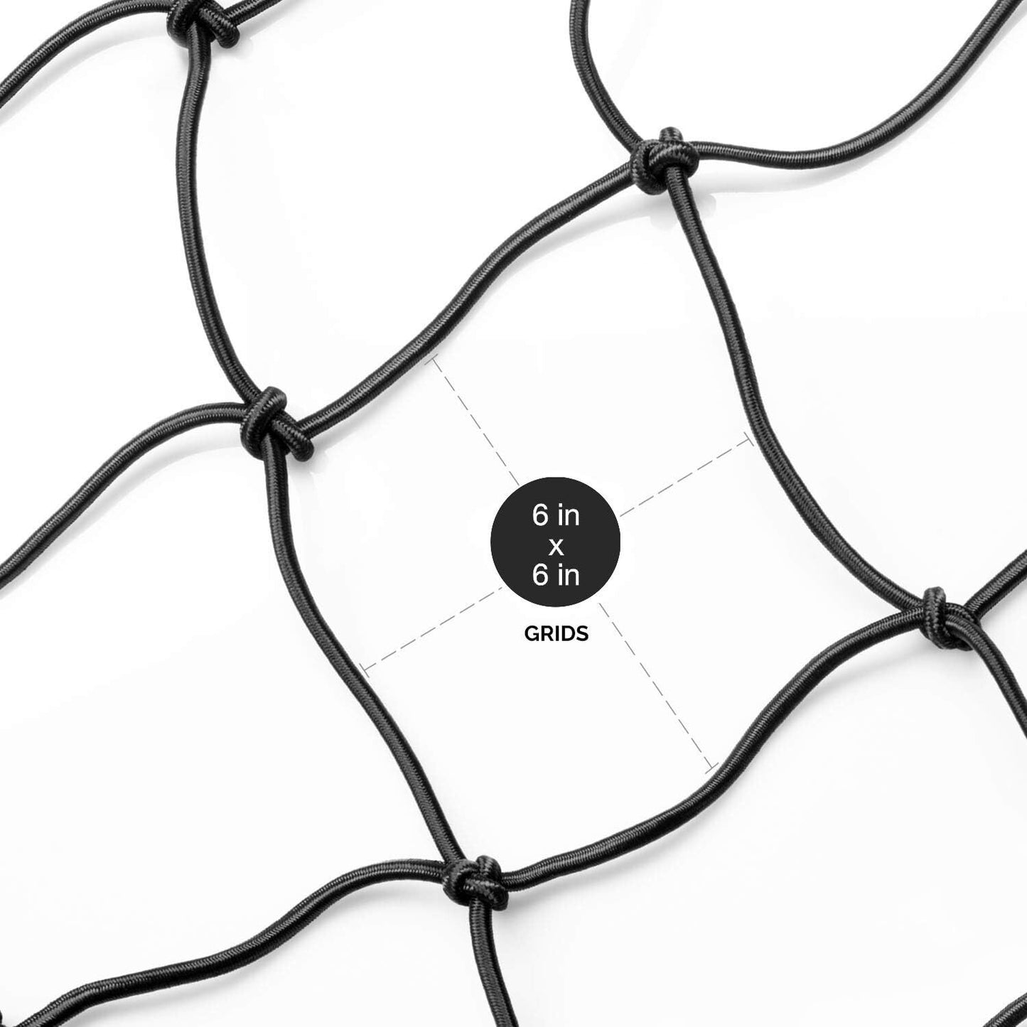 50969L Adjustable Cargo Net 36 X 60-Inch | 16 Sturdy Nylon Hooks | I