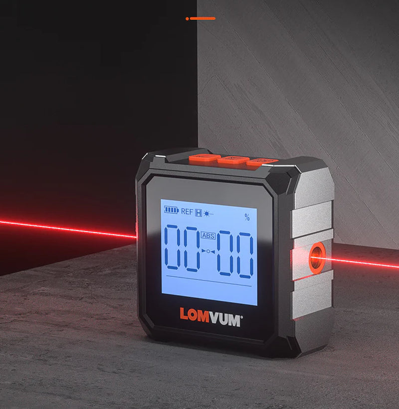 Infrared Laser Woodwork Steel Measuring Tape Digital Meter Toolbox Ruler