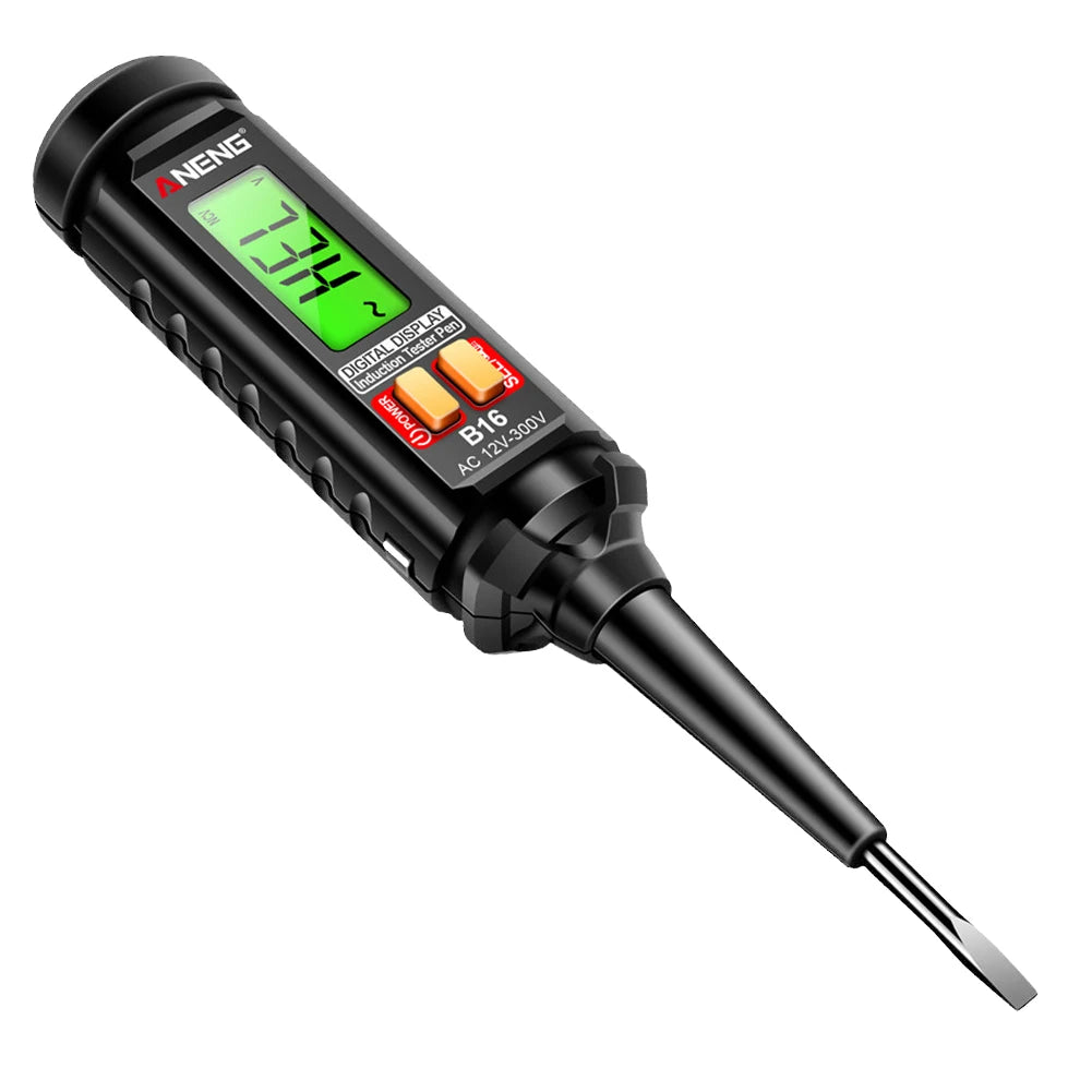 AC 12V-300V Non-Contact Voltage Detector Digital Smart Induction Test Pen Voltage Test Pen Wire Breakpoint Finder Live Wire Test
