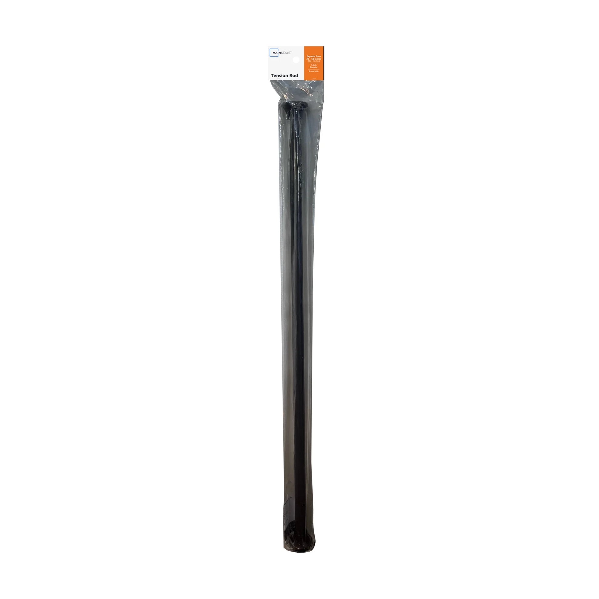 (5 Pack)  30" to 52" Adjustable Curtain Tension Rod, Oil Rubbed Bronze