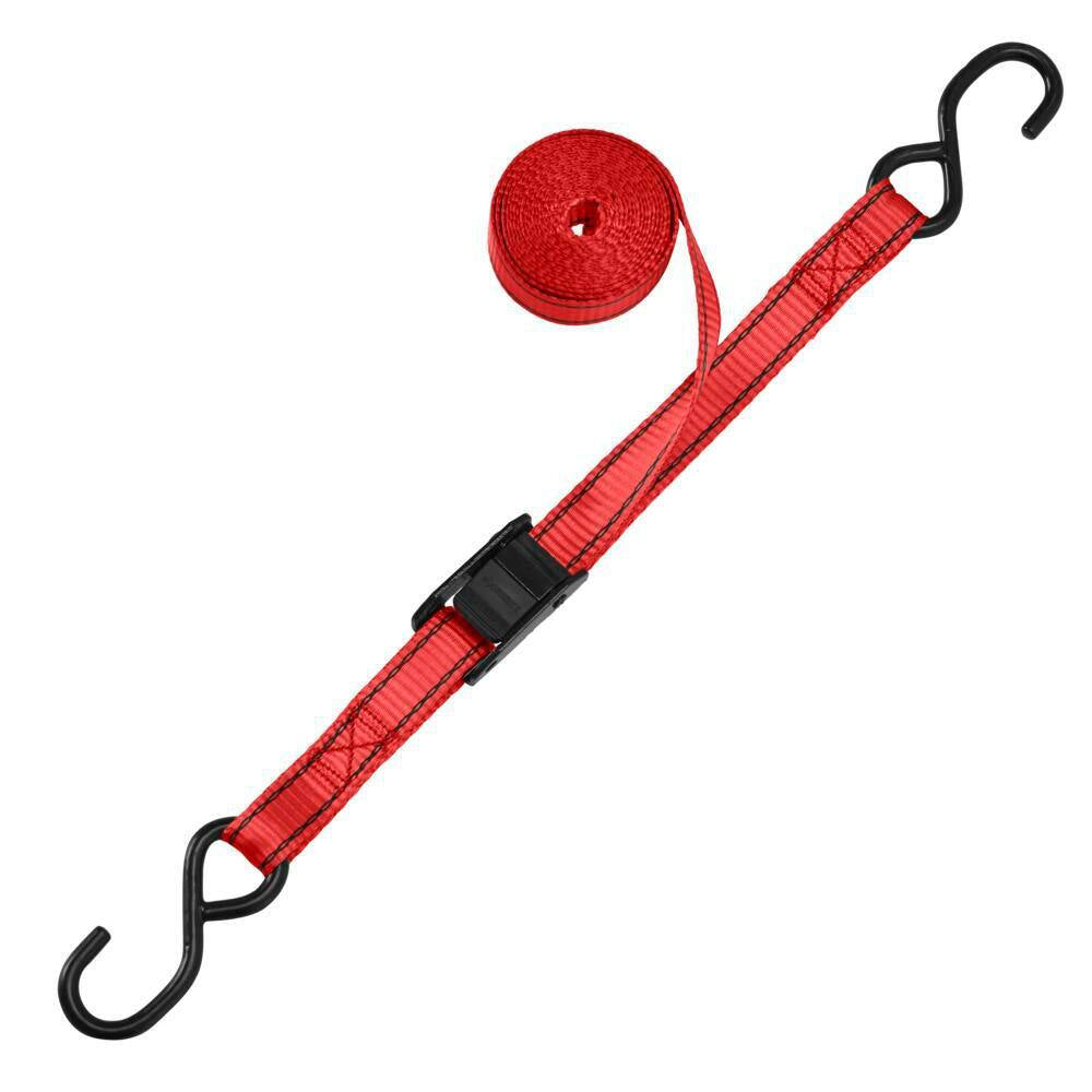 10 Ft. X 1 In. Cam Buckle Tie- Downs 4-Pack