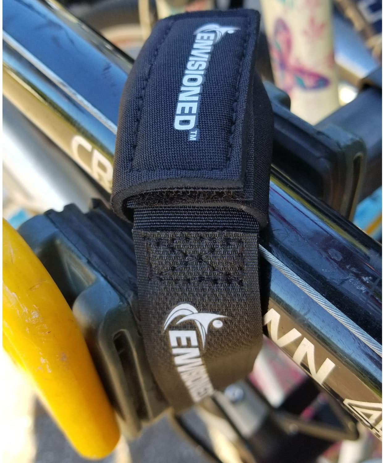 Premium Cinch Straps with Stainless Steel Metal Ring (Buckle), Reusable Durable Hook and Loop, Multipurpose Securing Straps 3/4" X 8" - 8 Pack plus 2 Bonus