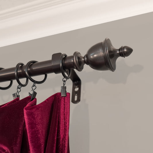 1" Bishop Telescoping Drapery Rod Set