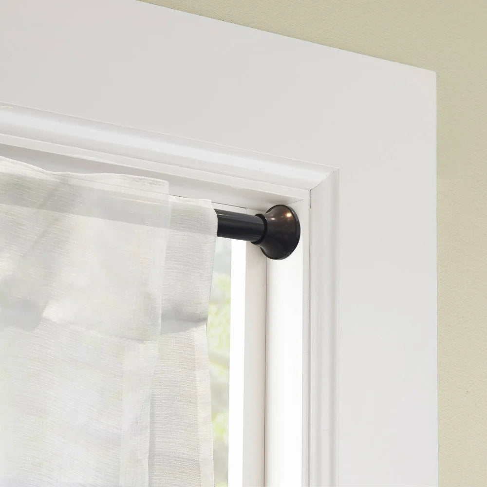 (5 Pack)  30" to 52" Adjustable Curtain Tension Rod, Oil Rubbed Bronze