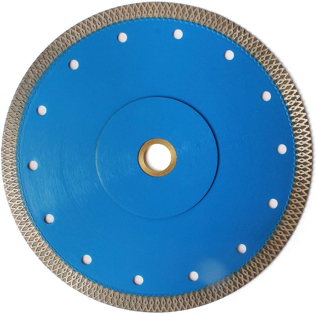 7" Super Thin Diamond Saw Blade with 5/8 Arbor for Granite Marble Ceramics Porcelain Tiles Cutting