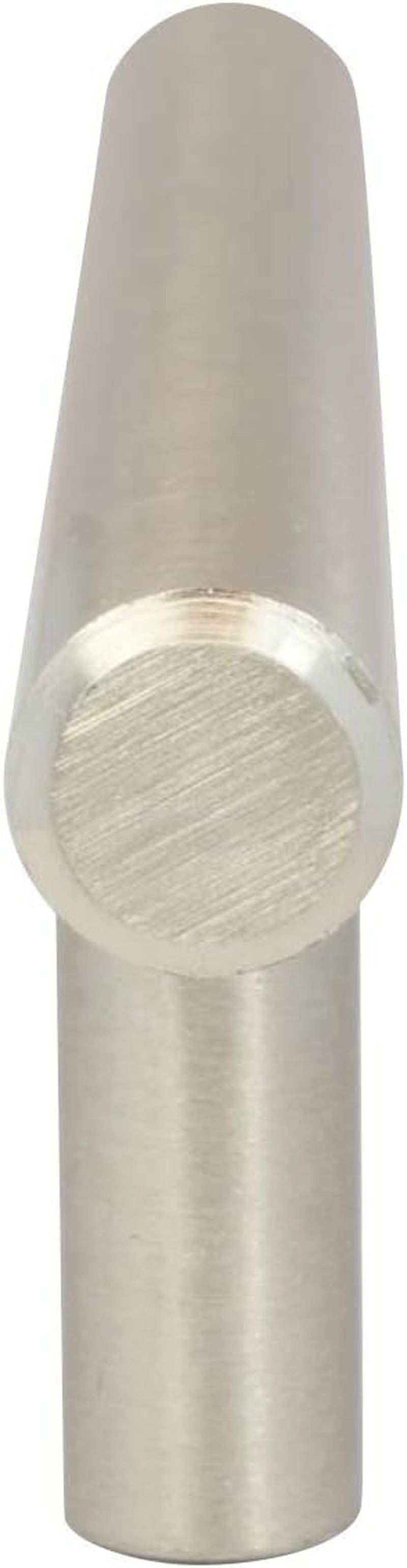 Hardware Contemporary Euro Style Solid Metal Pull/Handle Brushed Nickel 3-3/4" (96 Mm) Hole Centers, 5-3/8" Overall Length H1011BN (1 Pack)