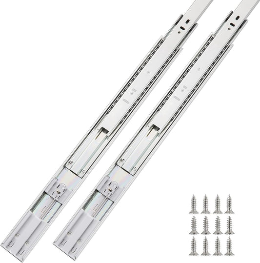 10 Pair of 22 Inch Hardware Soft Close Full Extension Side Mount Ball Bearing Sliding Drawer Slides