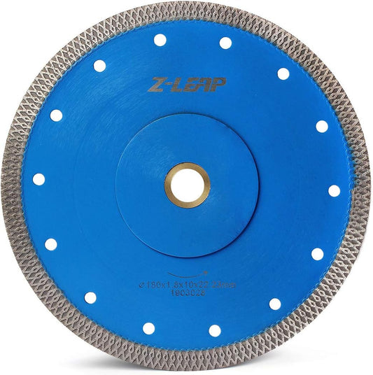 7" Super Thin Diamond Saw Blade with 5/8 Arbor for Granite Marble Ceramics Porcelain Tiles Cutting