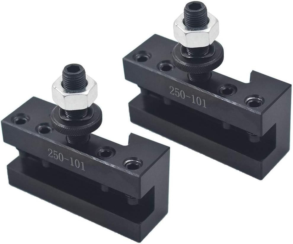 AXA 2Pcs #1 Quick Change 250-101 Tool Post Turning and Facing Holder