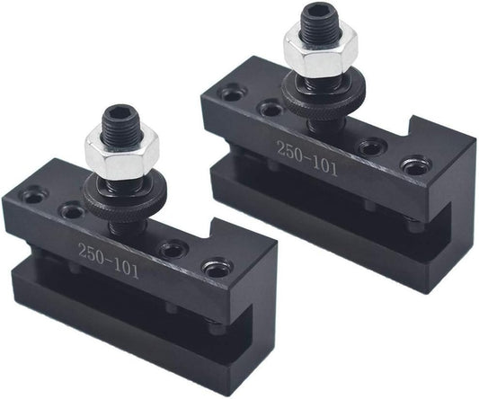AXA 2Pcs #1 Quick Change 250-101 Tool Post Turning and Facing Holder