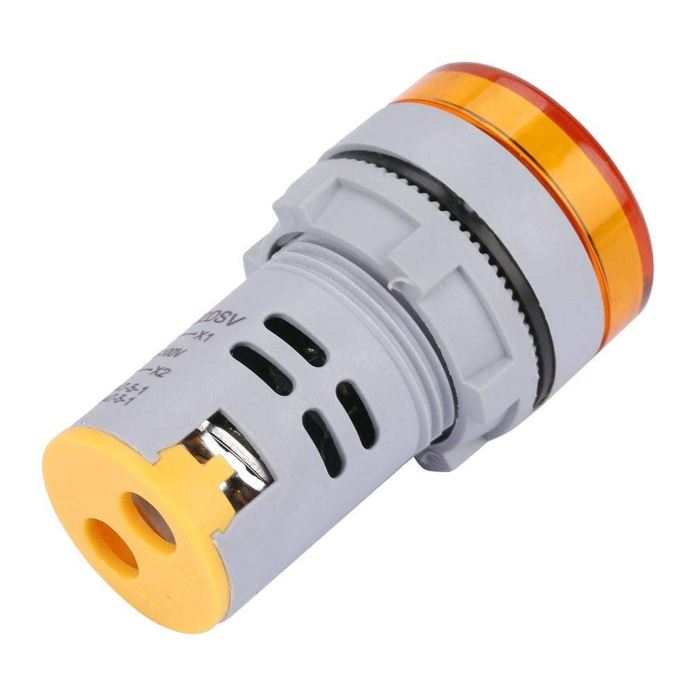 DC Voltage Display Digital LED Display Voltmeter 6-100V Voltage Meter Monitor round Lamp Tester Indicator Light Panel