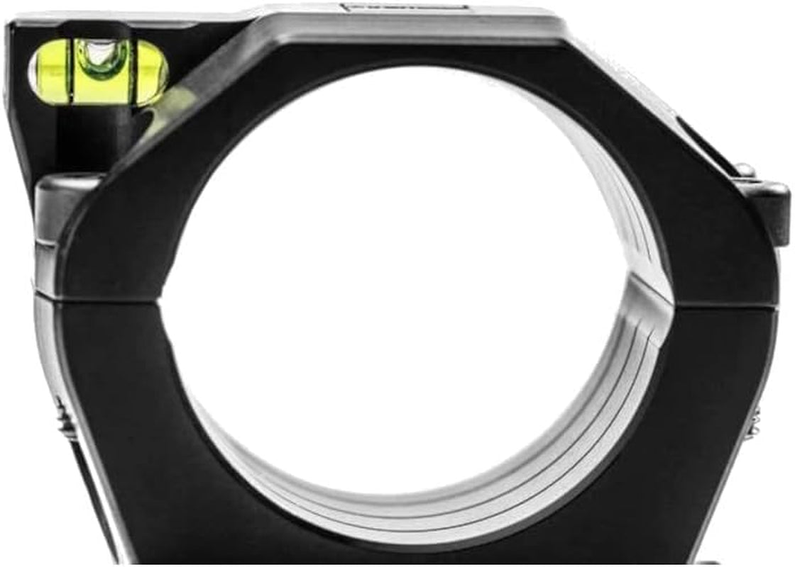 Precision Ultralight 1913 Mil-Spec Rifle Scope Mounting Rings with Anti-Cant Bubble Level, Black