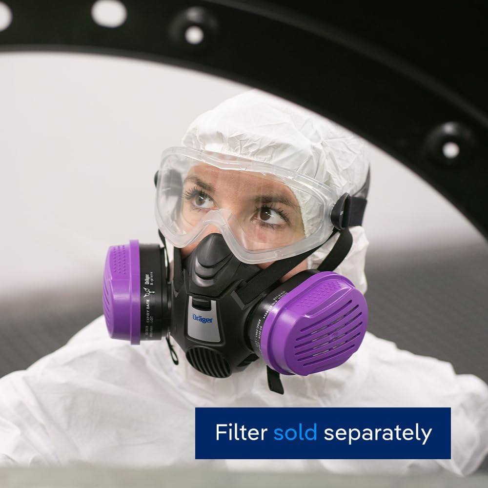 X-Plore 3500 Half-Face Respirator Mask, NIOSH Approved