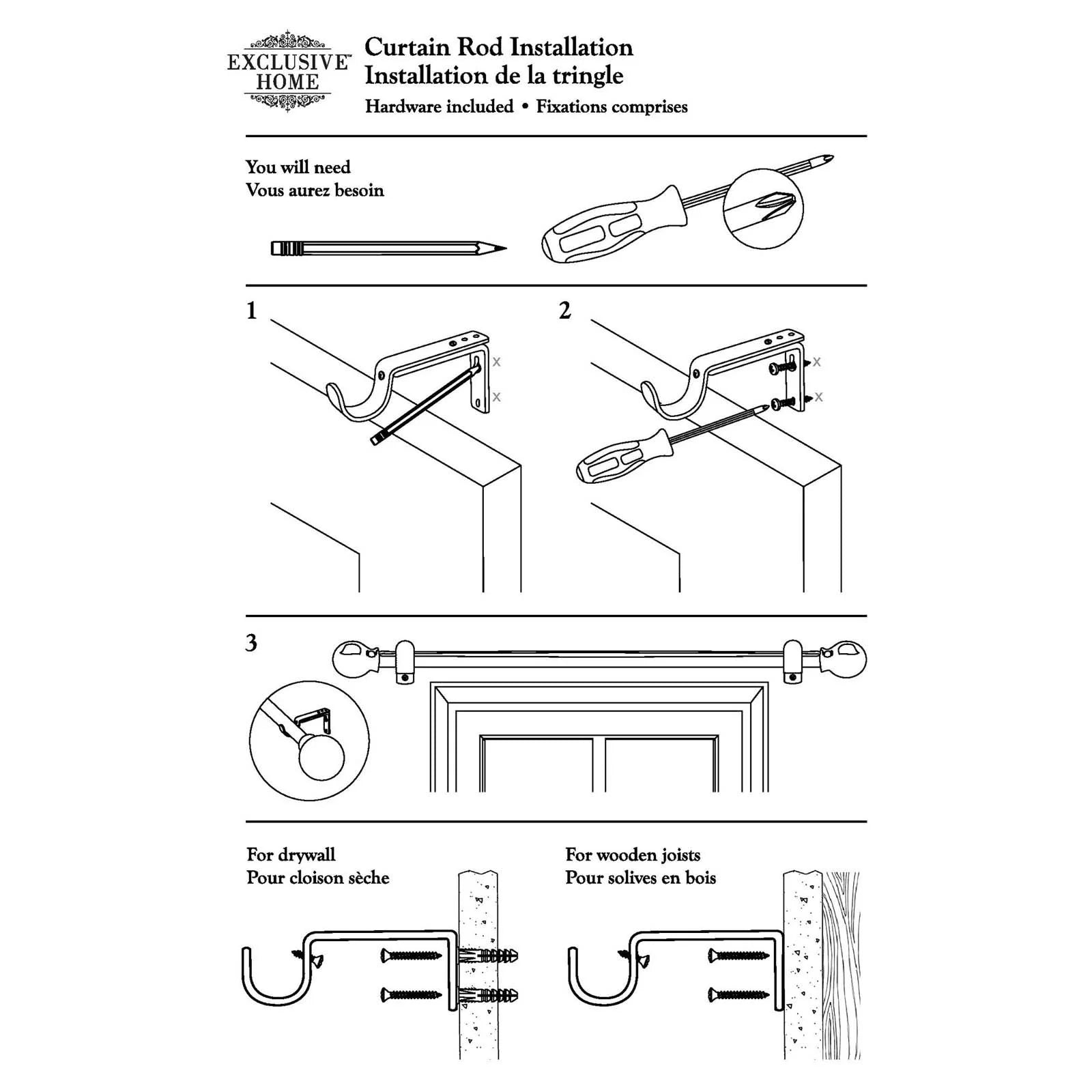 Modern Silver Adjustable Single Curtain Rods Set, 83"-120" with Smart Technology