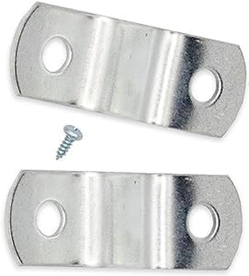 1/4" Depth --- Offset Mounting Canvas Z Clips for Picture Framing -- #6 X 3/8" Pan-Head Screws Included -- Pack Of