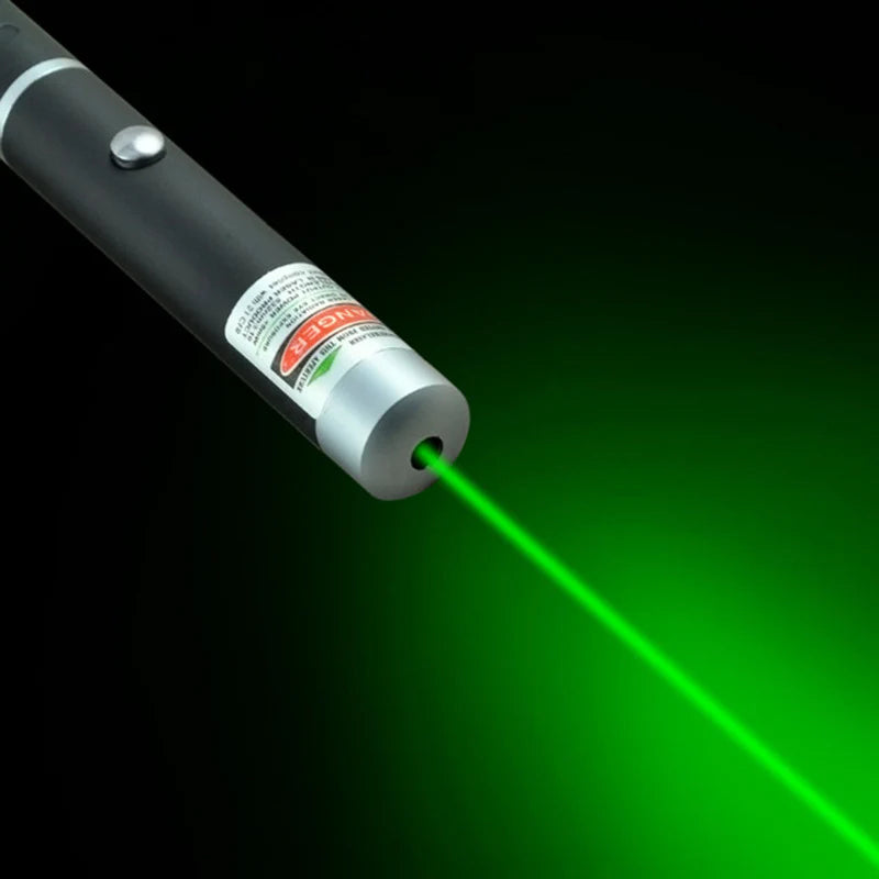 Vivid Cyan Ruby Beam Emitter Strong Laser Device