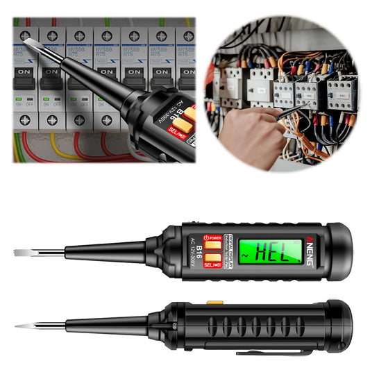 AC 12V-300V Non-Contact Voltage Detector Digital Smart Induction Test Pen Voltage Test Pen Wire Breakpoint Finder Live Wire Test