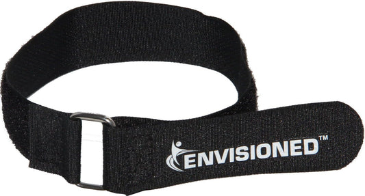 Premium Cinch Straps with Stainless Steel Metal Ring (Buckle), Reusable Durable Hook and Loop, Multipurpose Securing Straps 3/4" X 8" - 8 Pack plus 2 Bonus