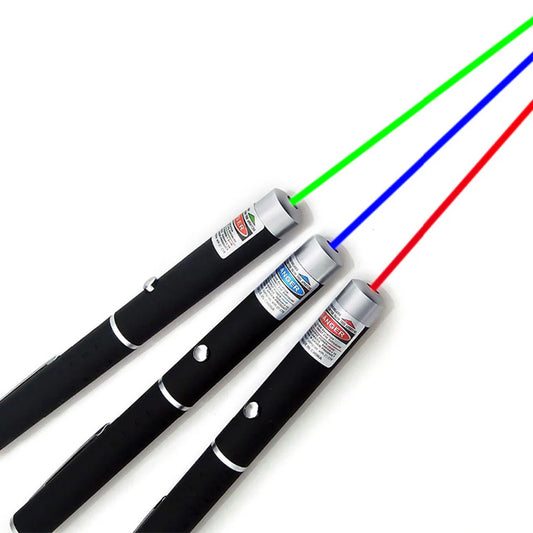 Vivid Cyan Ruby Beam Emitter Strong Laser Device