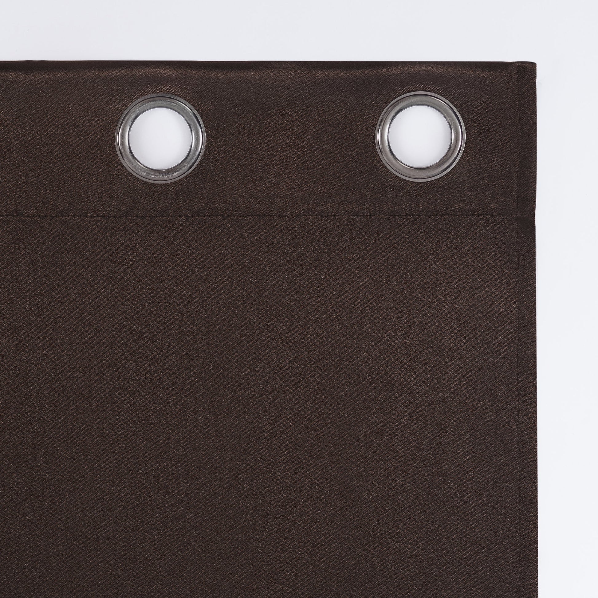 Oslo Extreme 100% Blackout Grommet Curtain Panel, 52"X95", Dark Chocolate, 1-Piece Single Panel