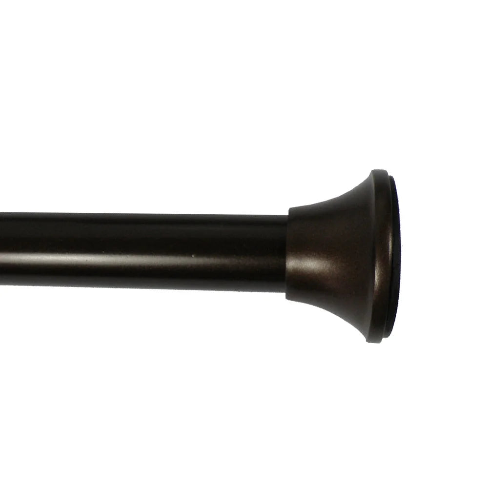(5 Pack)  30" to 52" Adjustable Curtain Tension Rod, Oil Rubbed Bronze
