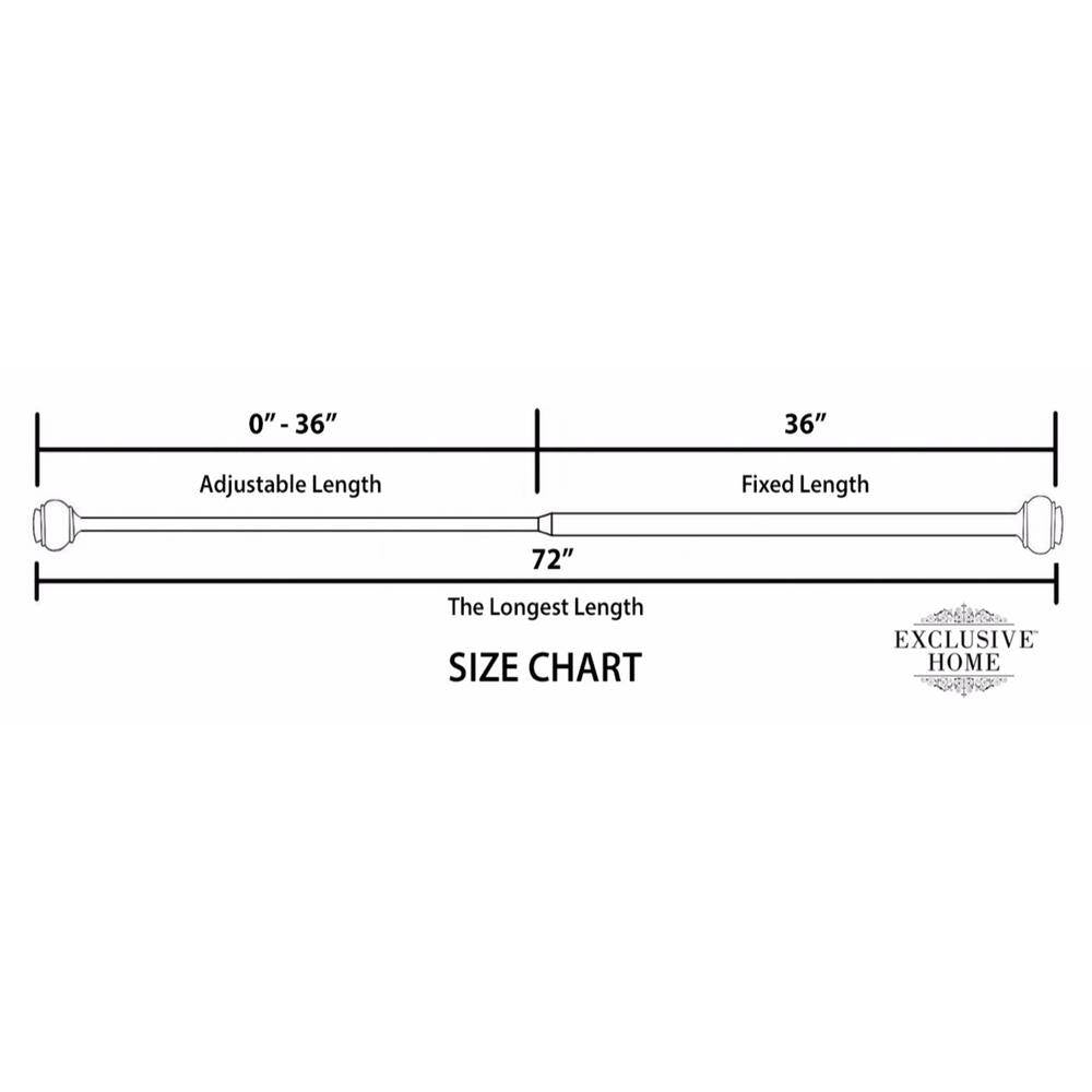 Torch 36 In. - 72 In. Adjustable 1 In. Single Curtain Rod Kit in Matte Silver with Finial