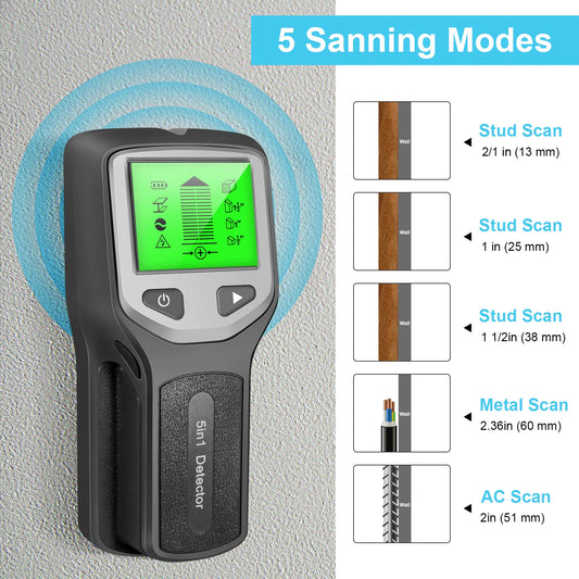 Multi-Function Wall Stud Detector with Column Measurement