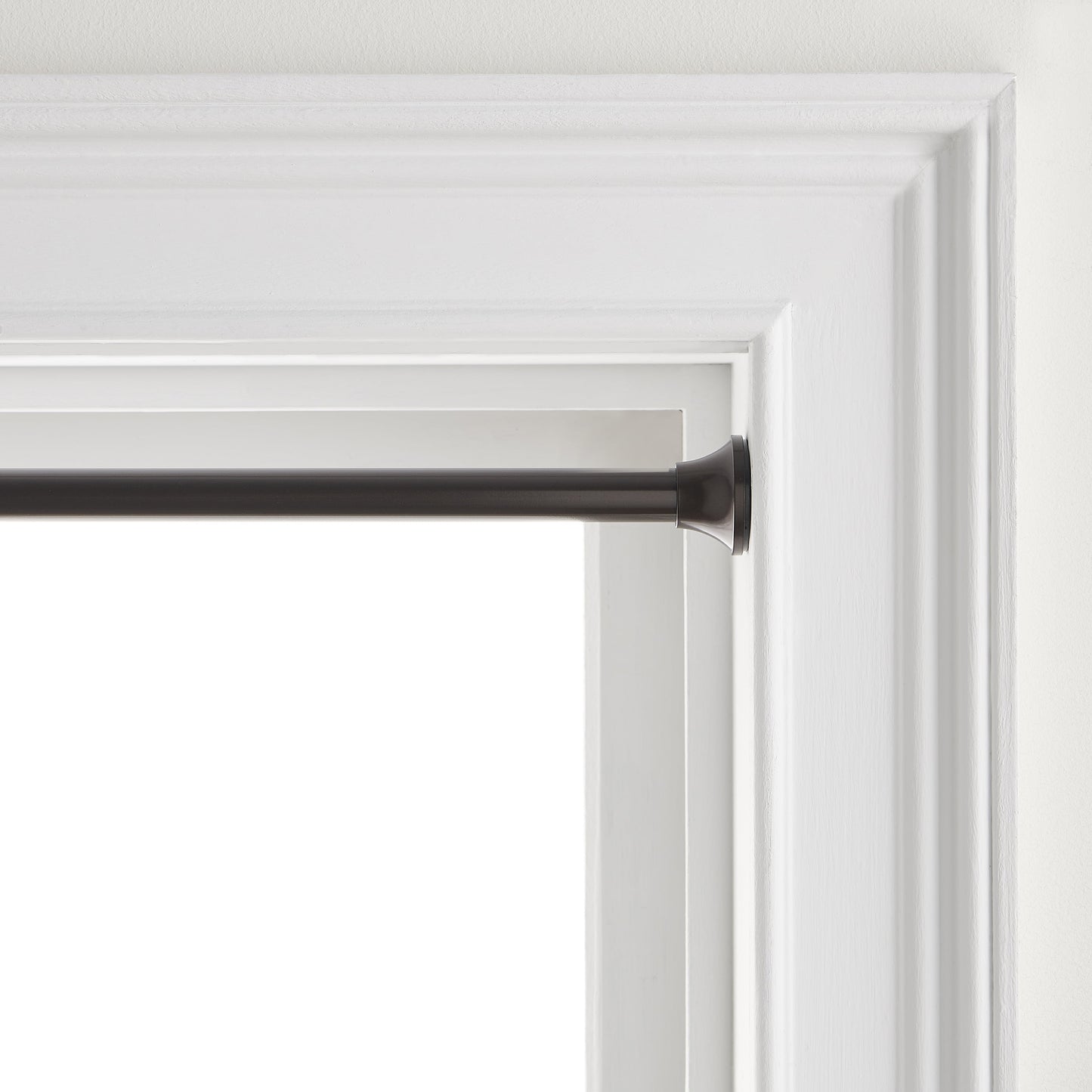(5 Pack)  30" to 52" Adjustable Curtain Tension Rod, Oil Rubbed Bronze