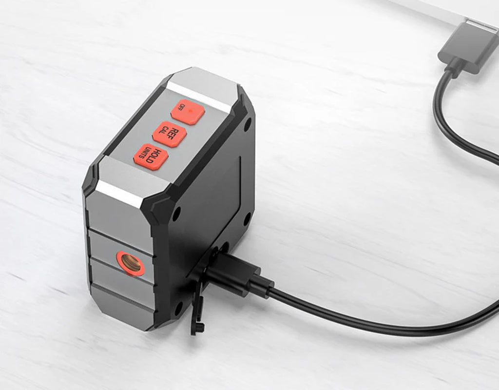 Infrared Laser Woodwork Steel Measuring Tape Digital Meter Toolbox Ruler