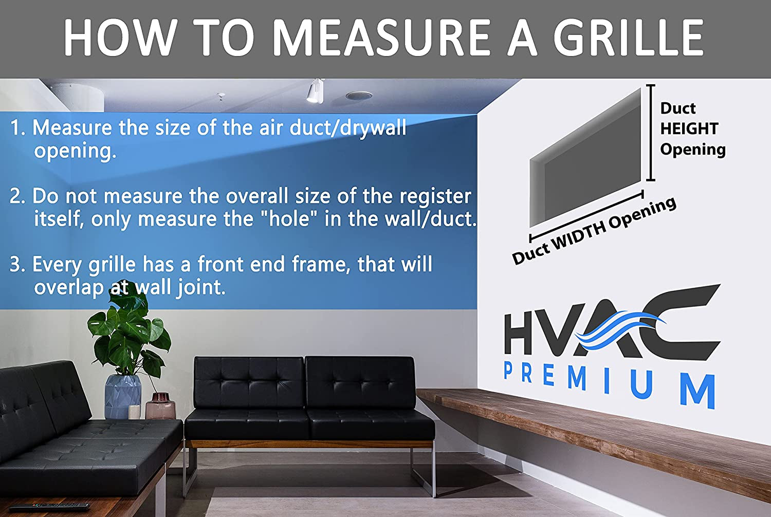 6" X 4" 3-Way AIR Supply Grille - Vent Cover & Diffuser - Flat Stamped Face - White [Outer Dimensions: 7.75"W X 5.75"H]