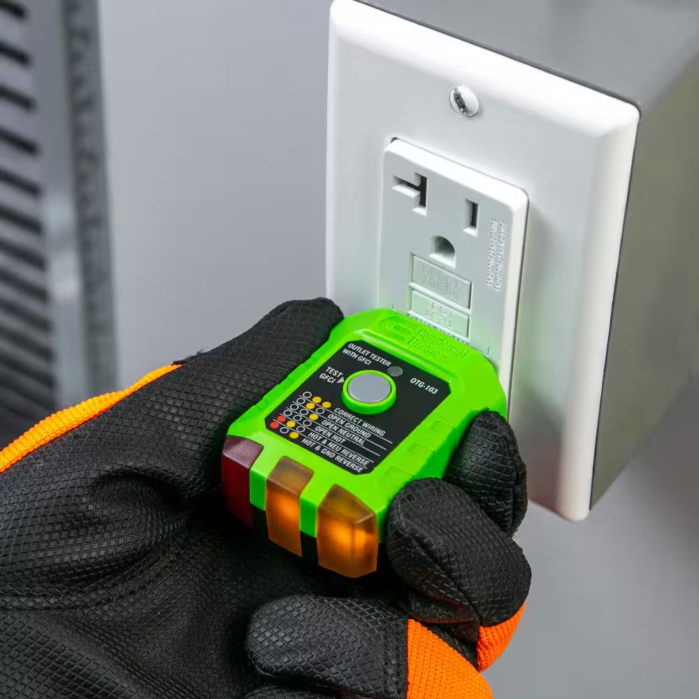 Digital Non-Contact Voltage and GFCI Receptacle Tester Kit