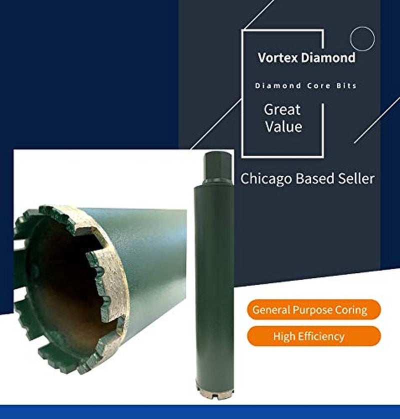 VCB 3 Inch Wet Concrete Diamond Core Drill Bit for Concrete Stone Granite Marble (3")