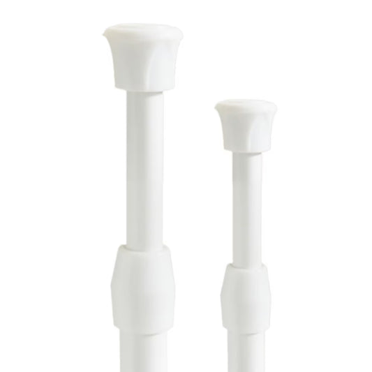 Tension Rods 2Pcs Extendable Spring Telescopic Curtain Window Rods 28-49 Inch