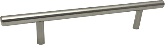 Stainless Steel T Bar Pull Handle Cabinet Door Kitchen Drawer Hardware 2" - 24" (10, 8" Length (5" Hole Center))
