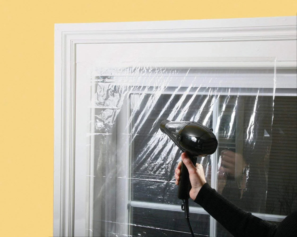 V76H Indoor Shrink Door Kit, 84In X 110In, Patio Door, Clear