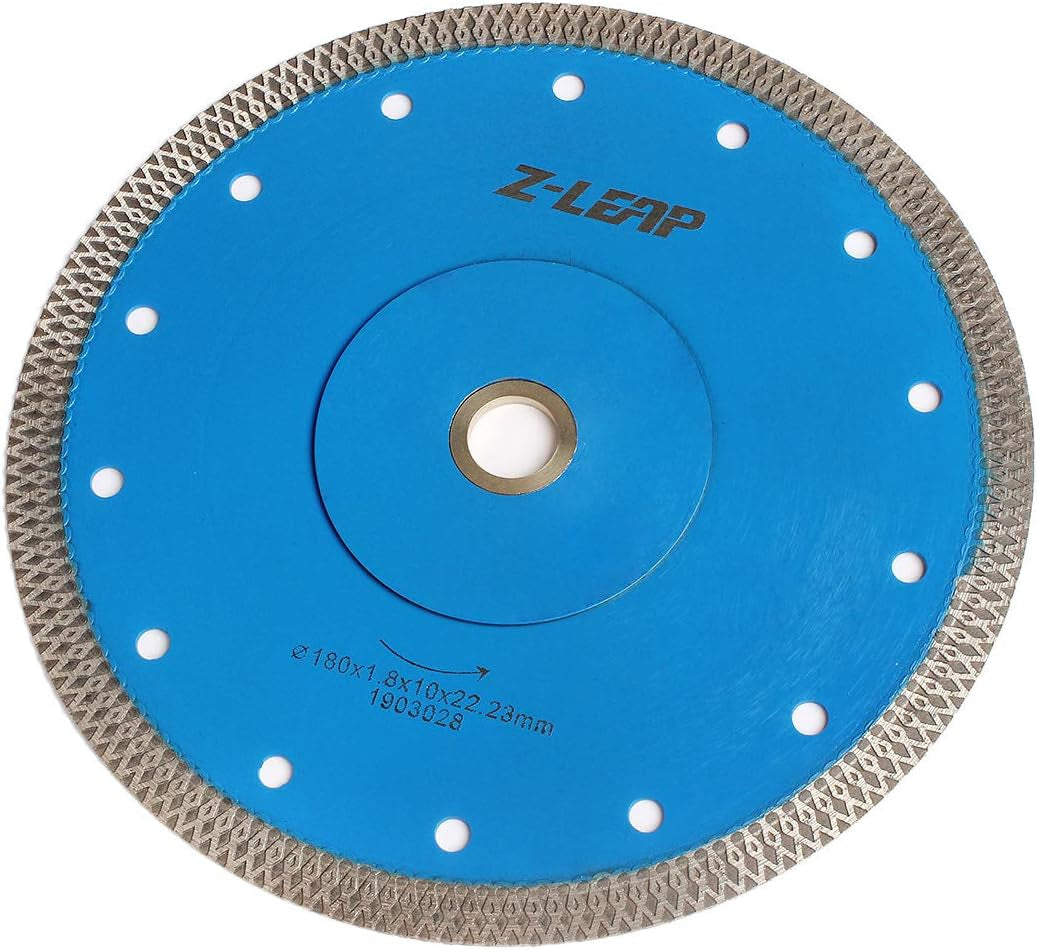 7" Super Thin Diamond Saw Blade with 5/8 Arbor for Granite Marble Ceramics Porcelain Tiles Cutting