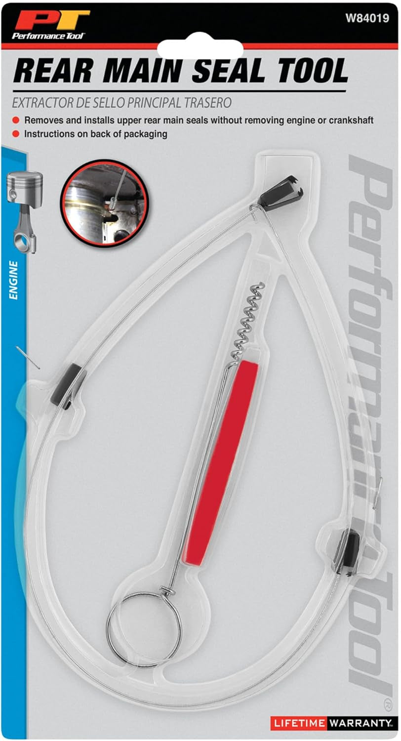 W84019 Rear Main Seal Installer and Remover Kit - Easily Removes and Installs Upper Seals without Removing Engine or Crankshaft
