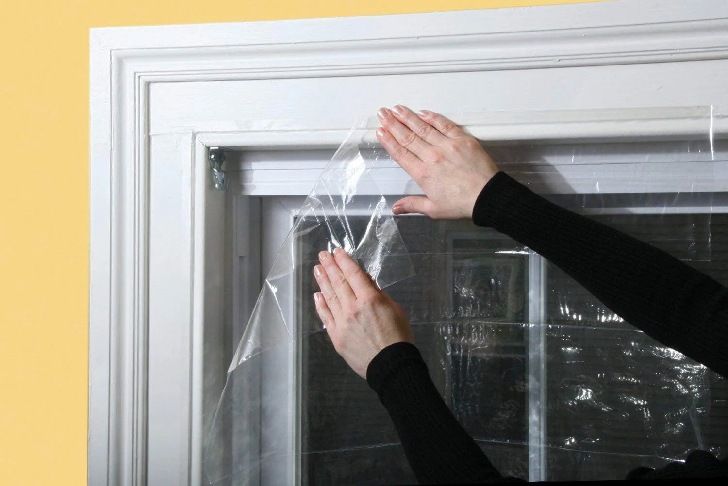 V76H Indoor Shrink Door Kit, 84In X 110In, Patio Door, Clear